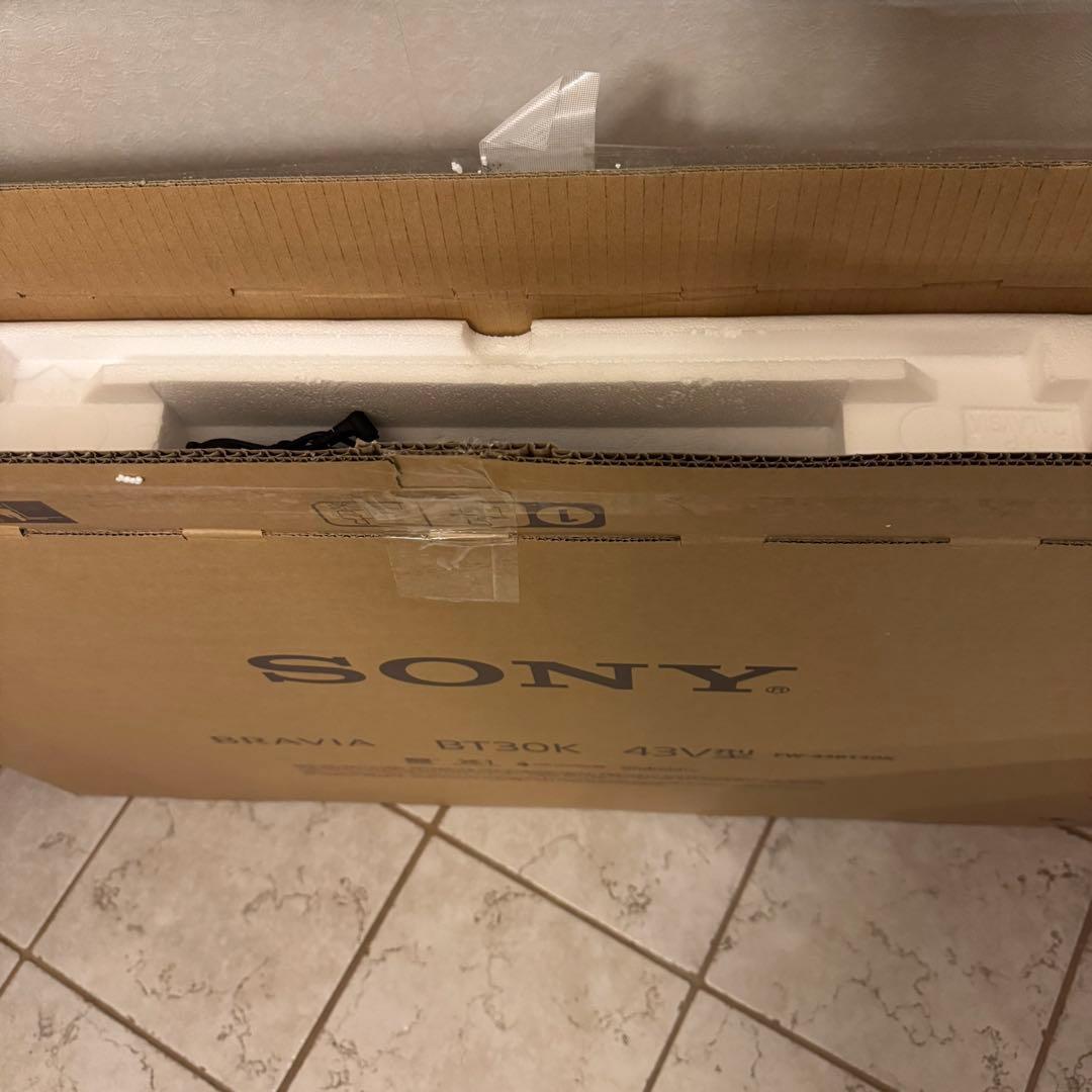 【美品】SONY BRAVIA 43V型 4K液晶テレビ KJ-43X7500F
