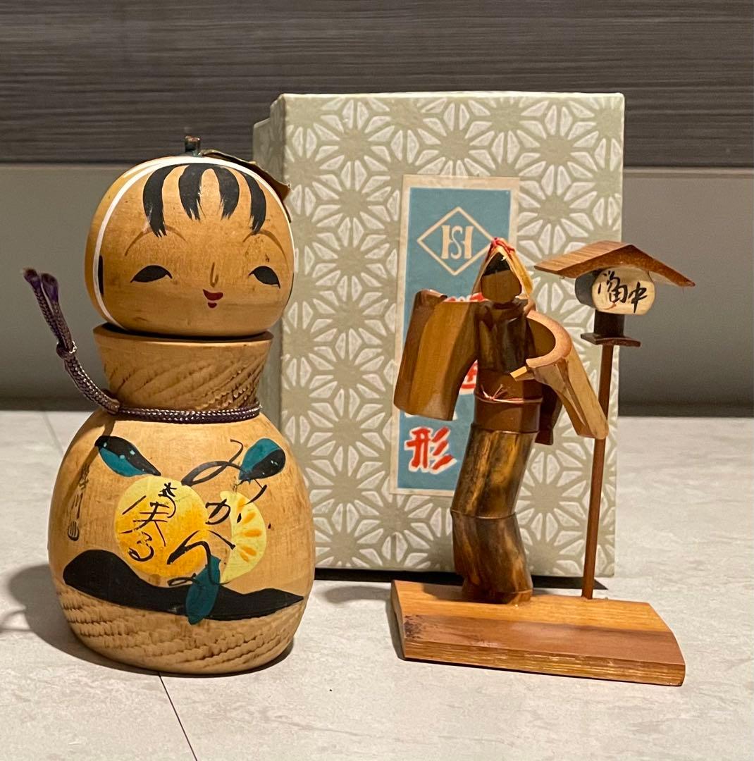 郷土玩具 こけし 工芸品 土産 民芸 kokeshi doll 人形 和 レトロ