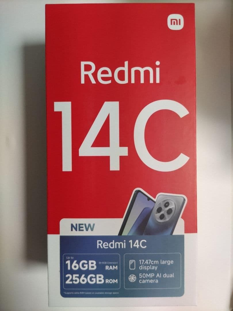 Xiaomi シャオミ Redmi 14C 16GB 256GB ブラック