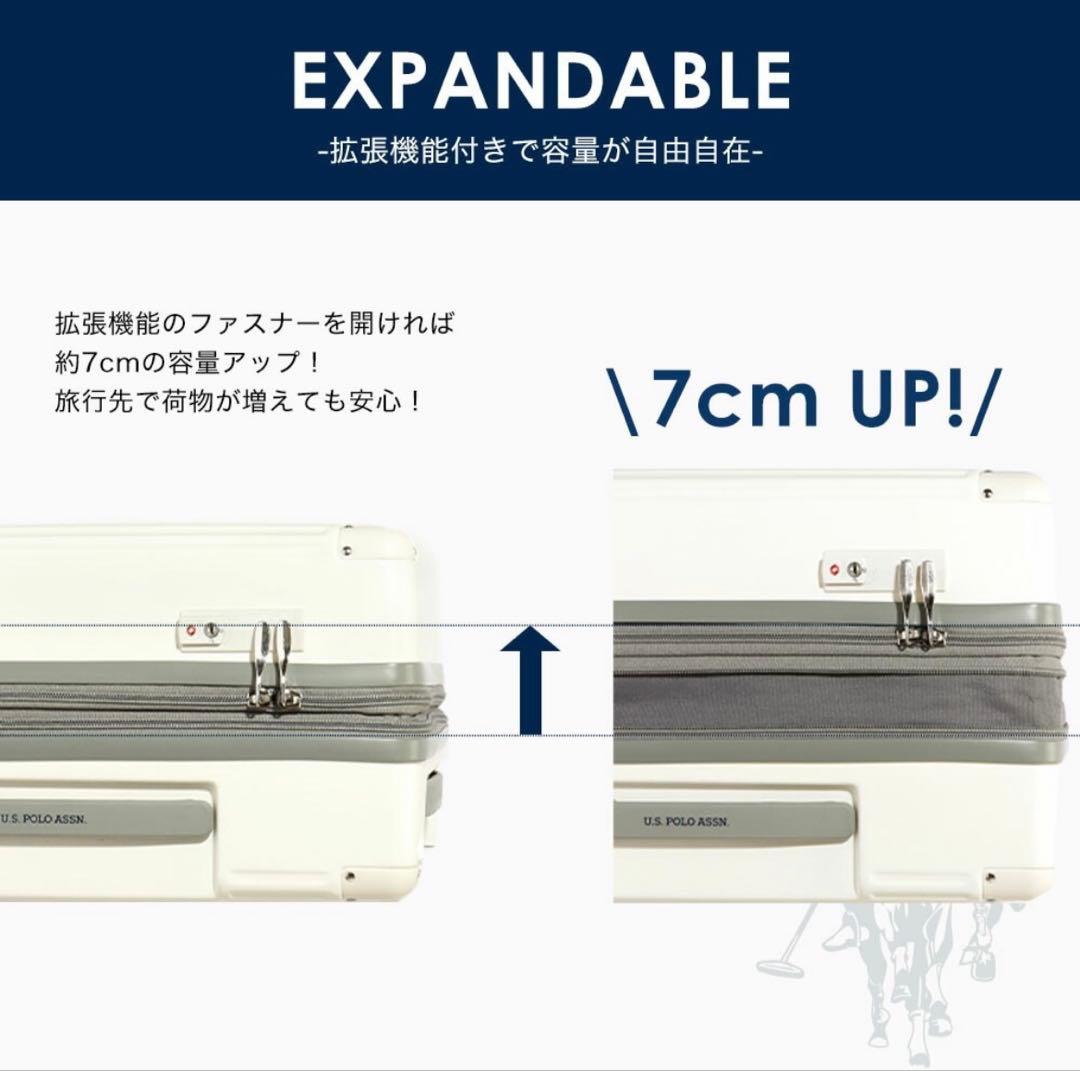 新品　ユーエスポロアッスン　スーツケース　ネイビー　U.S POLO キャリー