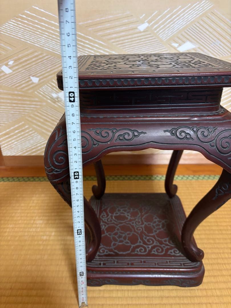 木製花台　花瓶台　香炉台　盆栽台 飾り台