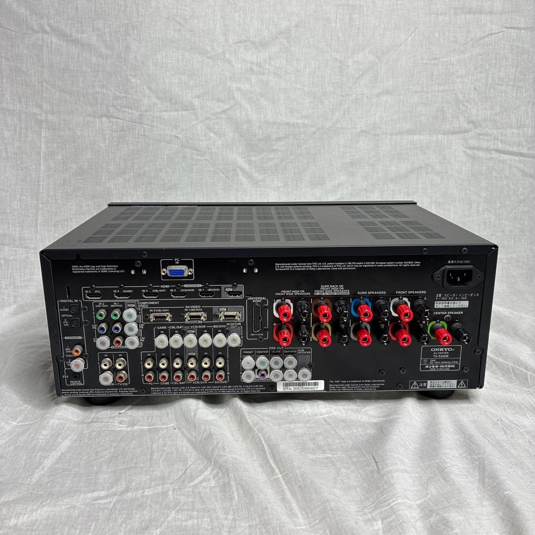 ONKYO TX-SA608 AVアンプ 7.1ch HDMI対応