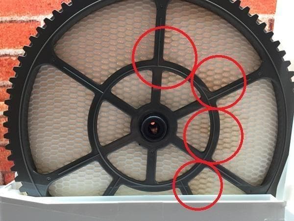 Ｋ【中古品】 シャープ プラズマクラスター 加湿空気清浄機 KI-LS50-W