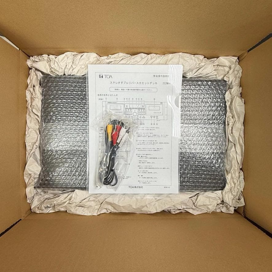 ◆優良動作品◆TASCAM 202MKIV ダブルオートリバースカセットデッキ