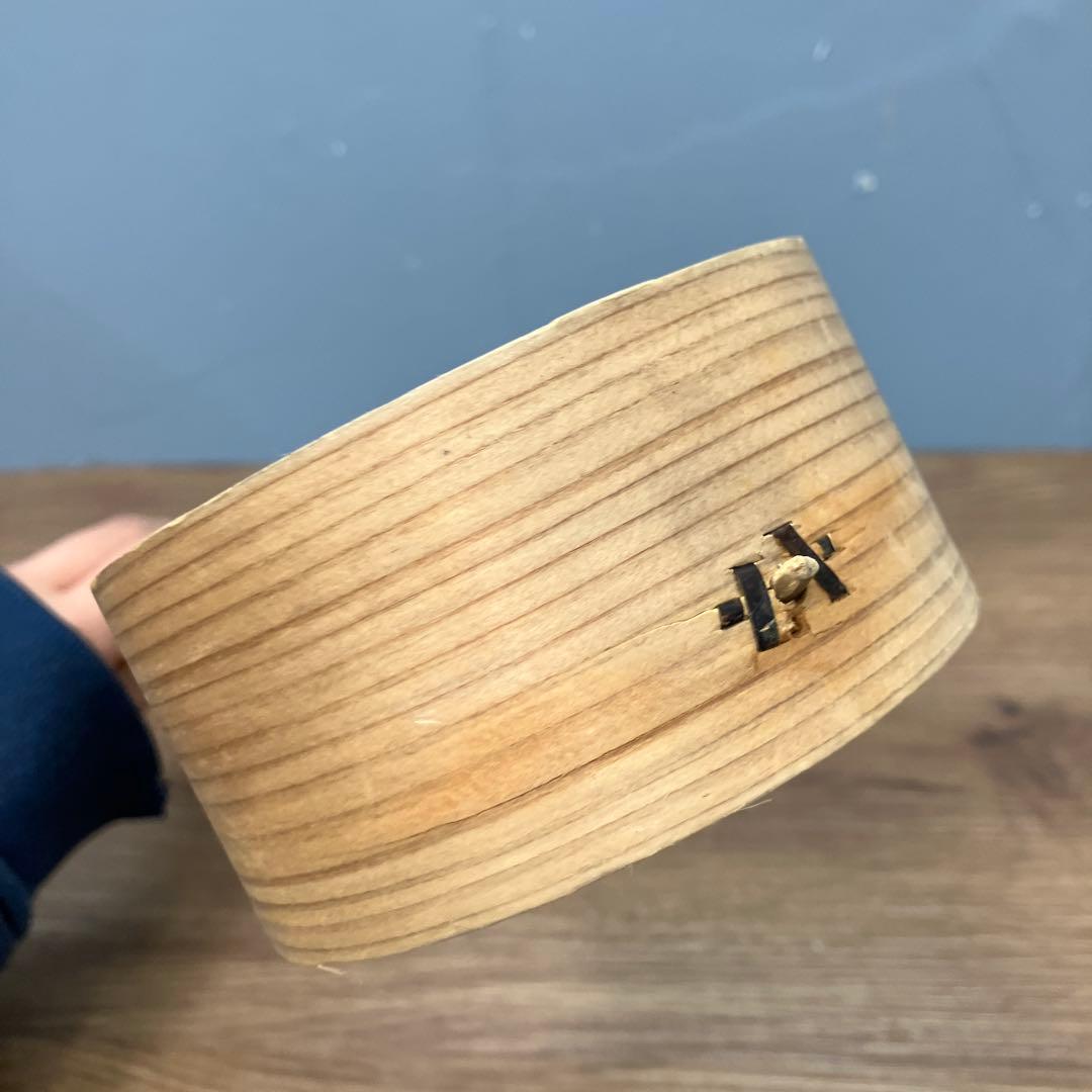 B-5 伝統工芸 曲げわっぱ 柄杓（ひしゃく） 木製 茶道具 菓子器
