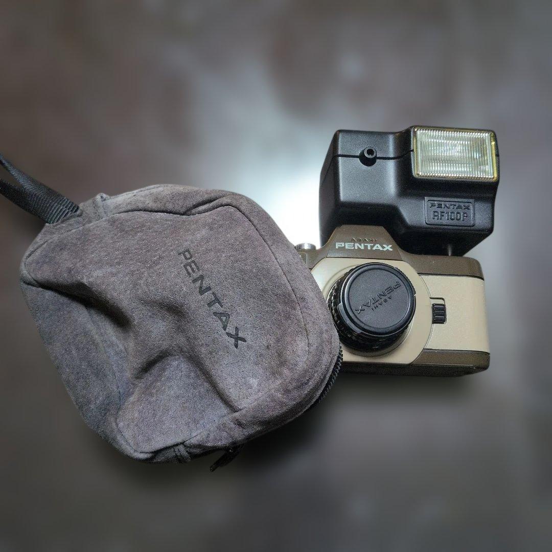 PENTAX　フィルムカメラ　ペンタックス　auto110　マロン