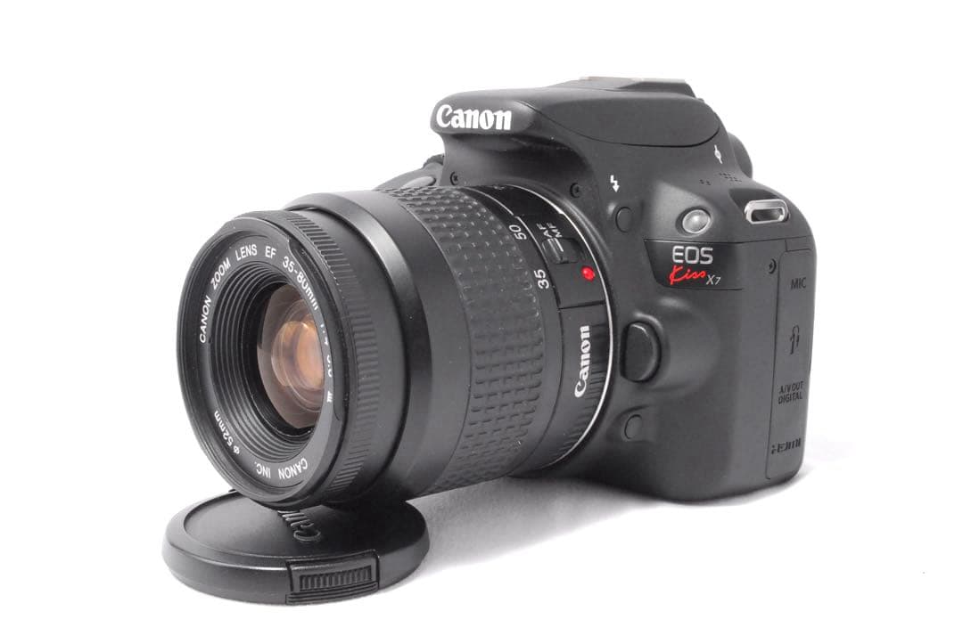 超軽量✨高画質✨スマホ転送OK✨Canon Kiss X7✨ダブルレンズ✨美品✨