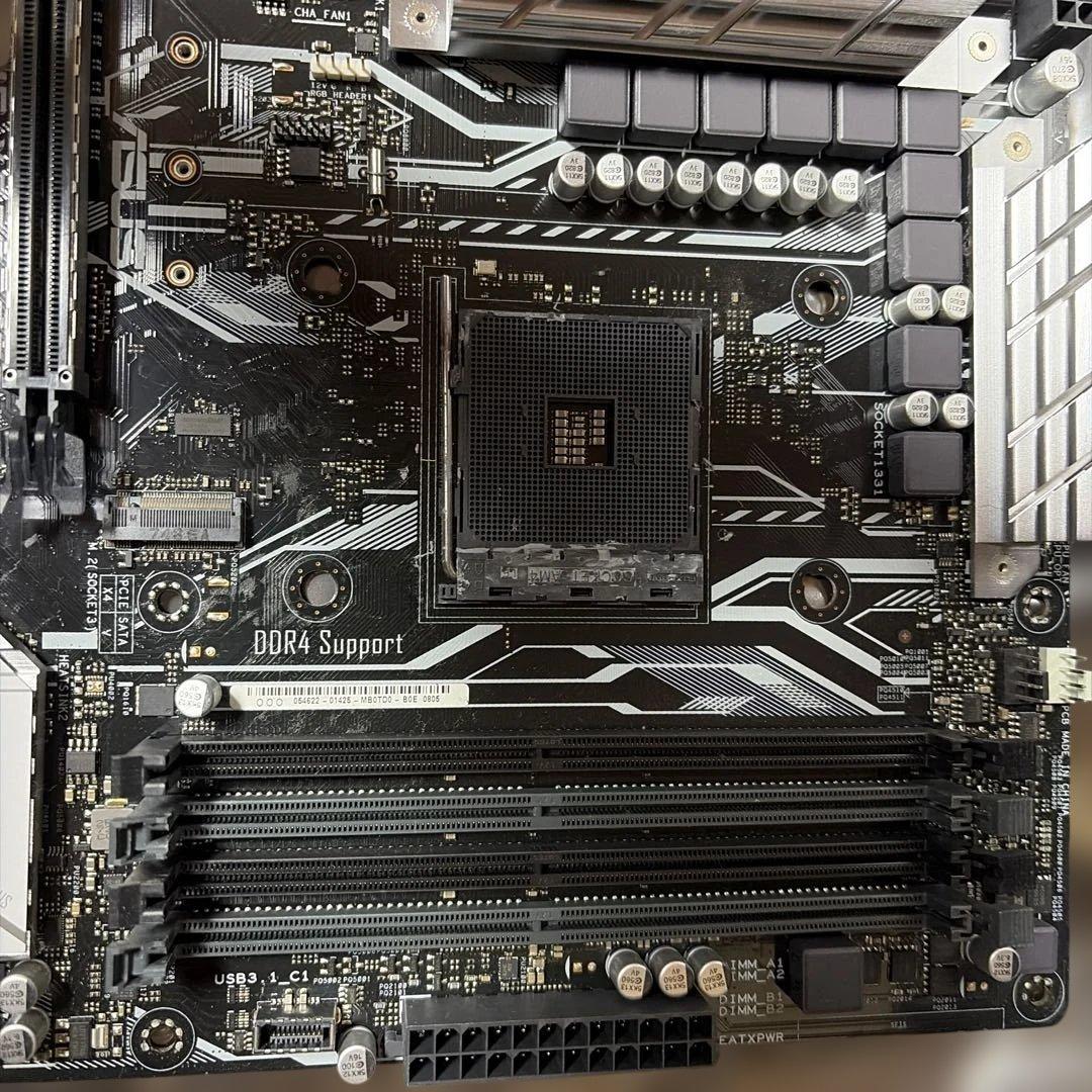 マザーボード Ryzen 9 3900X + ASUS PRIME X370-PRO