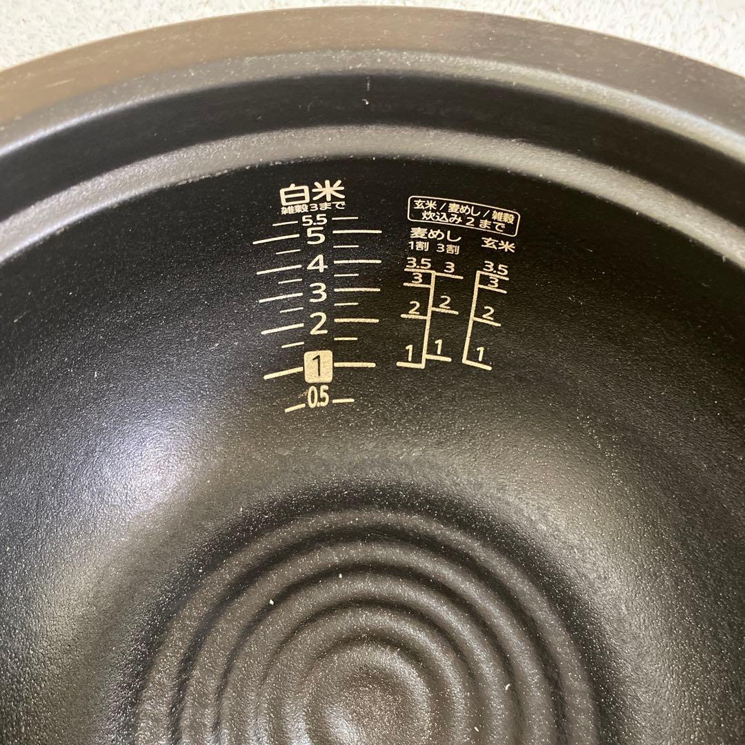 タイガー JPL-G100 圧力IH炊飯器 土鍋ご泡火炊き5.5合2021年製