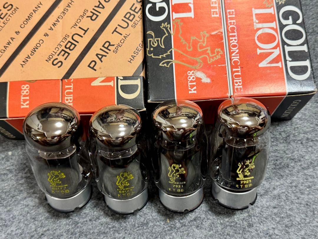 GOLD LION KT88 真空管 新品近い4本セット