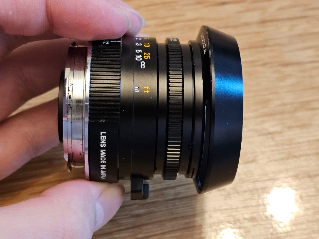 MINOLTA●CLE M-ROKKOR 28㎜ 1:2.8 40.5