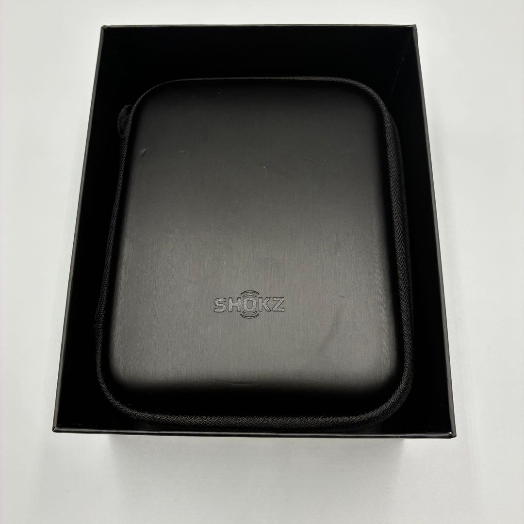 【極美品】Shokz OpenComm 骨伝導ヘッドセット ブラック 付属品完備