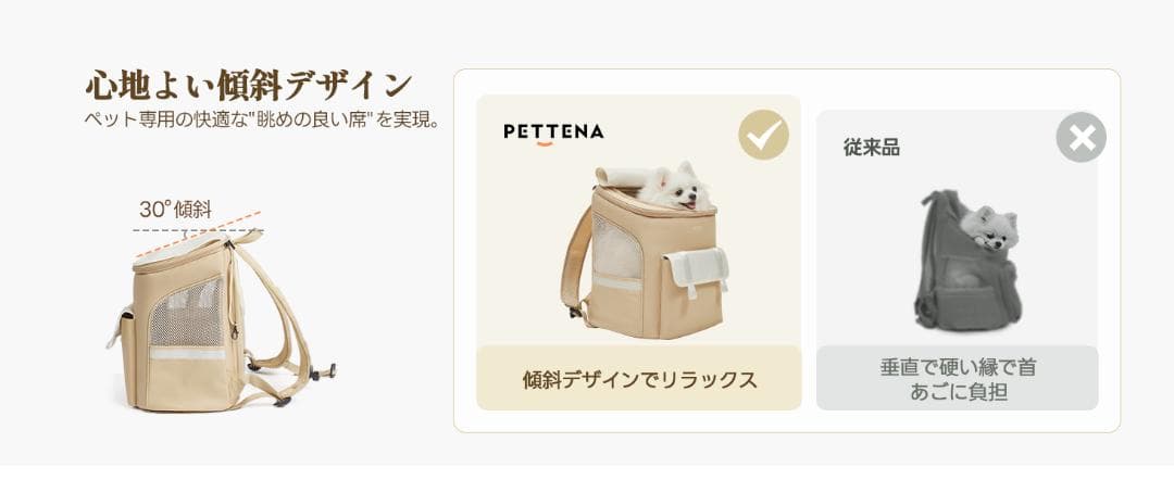 新品⭐️拡張ケージ付き ペットリュック 猫 犬 ペットバックパック 通院 避難用