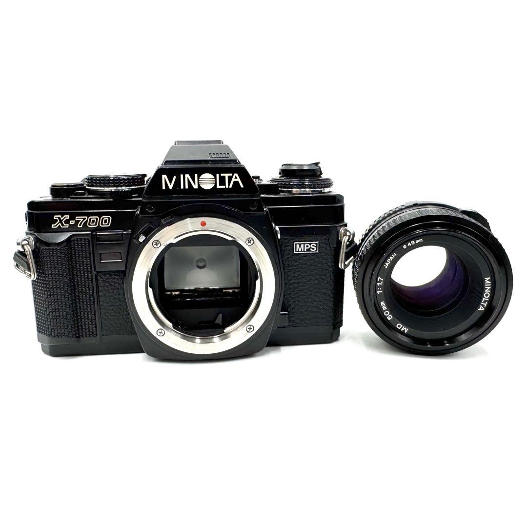 完動品 MINOLTA ミノルタ X-700 銘玉50mm F1.7 レンズ付