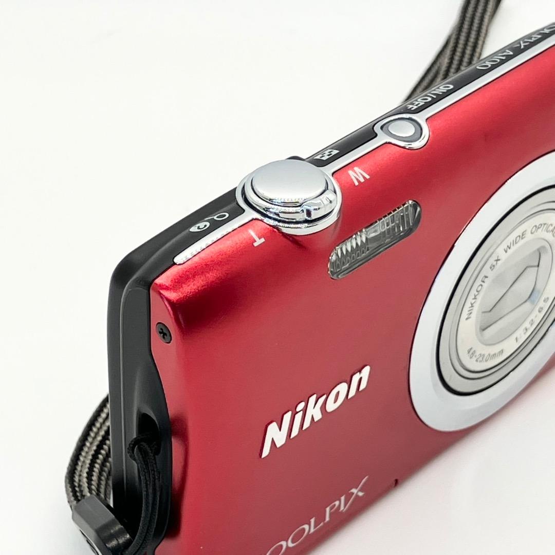 美品✨Nikon COOLPIX A100 レッド 動作確認済 英語OK 送料込