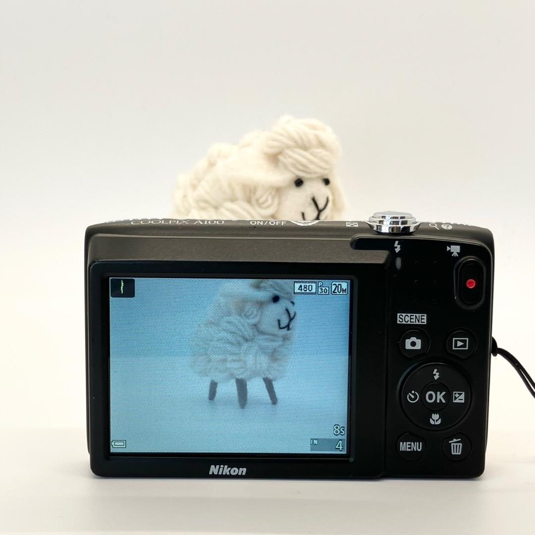 美品✨Nikon COOLPIX A100 レッド 動作確認済 英語OK 送料込