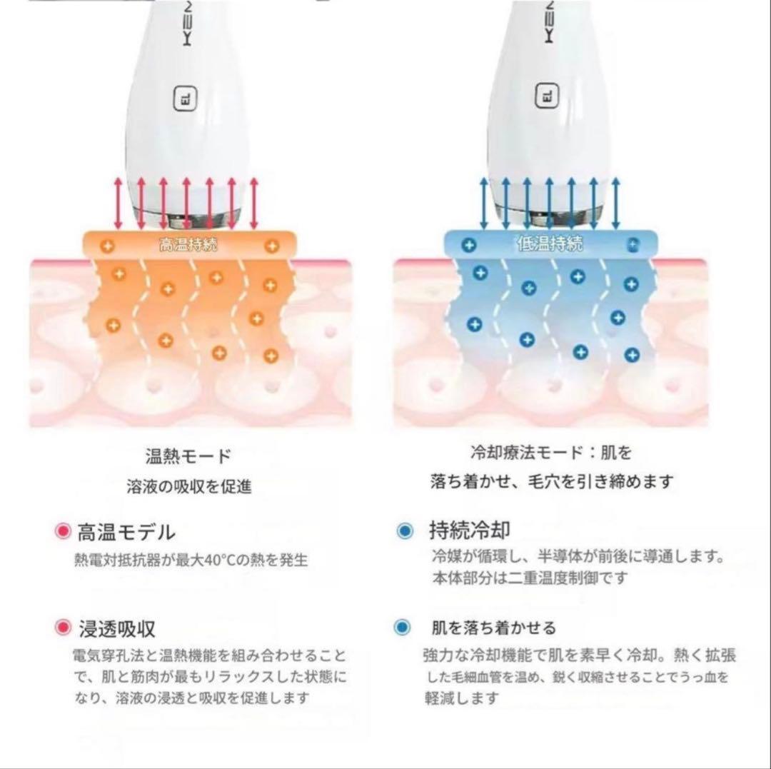 navvy！即日発送可！エレクトロポレーション RF美顔器　美容機器