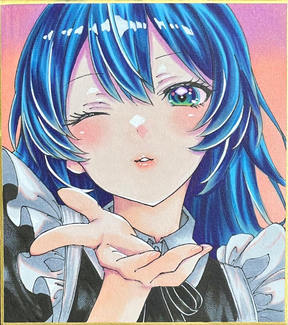一*瀬様 手描きイラスト オリジナルイラスト アナログ 創作
