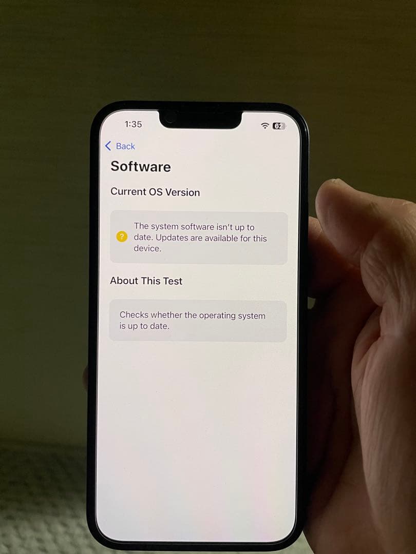 iPhone 13 96%バッテリー