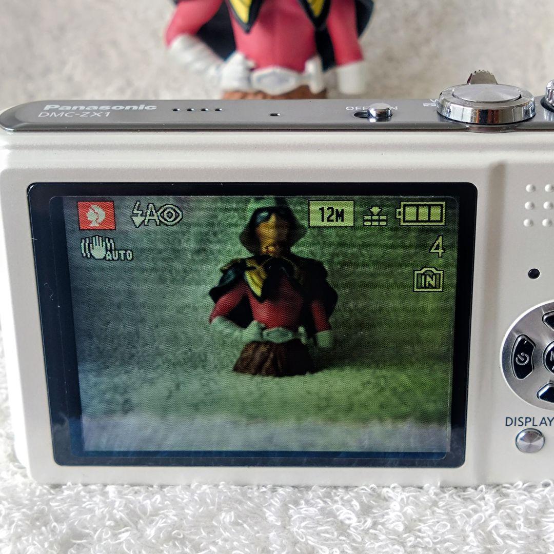 【動作品】LUMIX DMC-ZX1 ホワイト 広角25mm 人気色 難あり