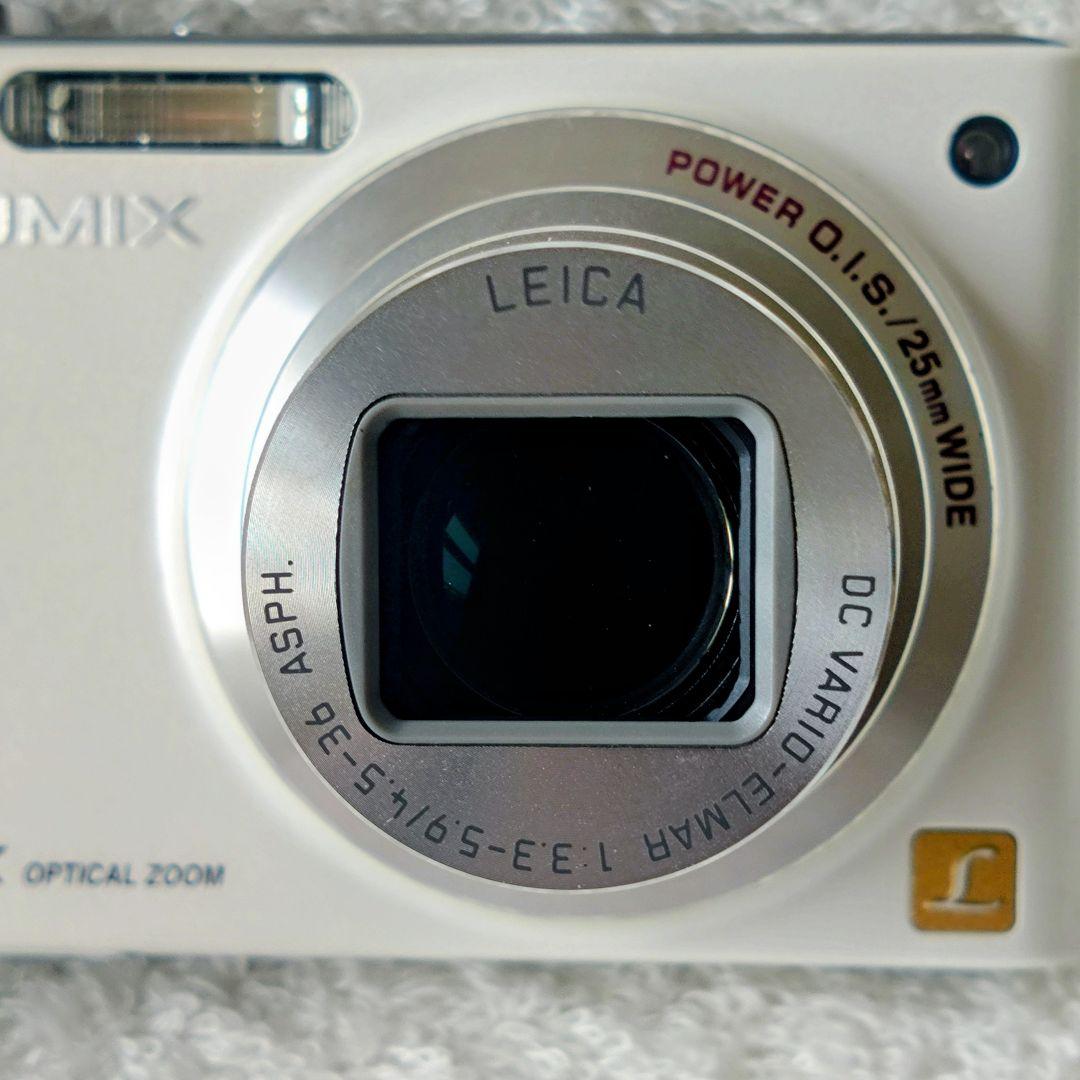 【動作品】LUMIX DMC-ZX1 ホワイト 広角25mm 人気色 難あり