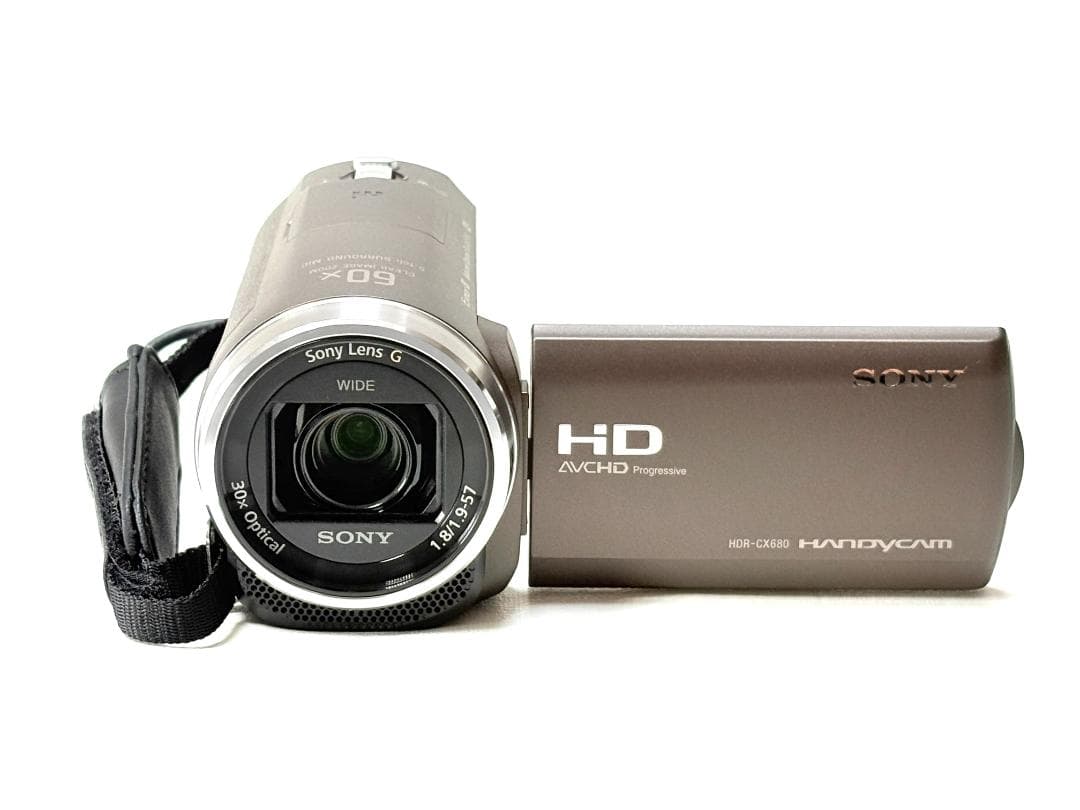 【美品 カメラバック付き】 SONY HANDYCAM HDR-CX680 茶