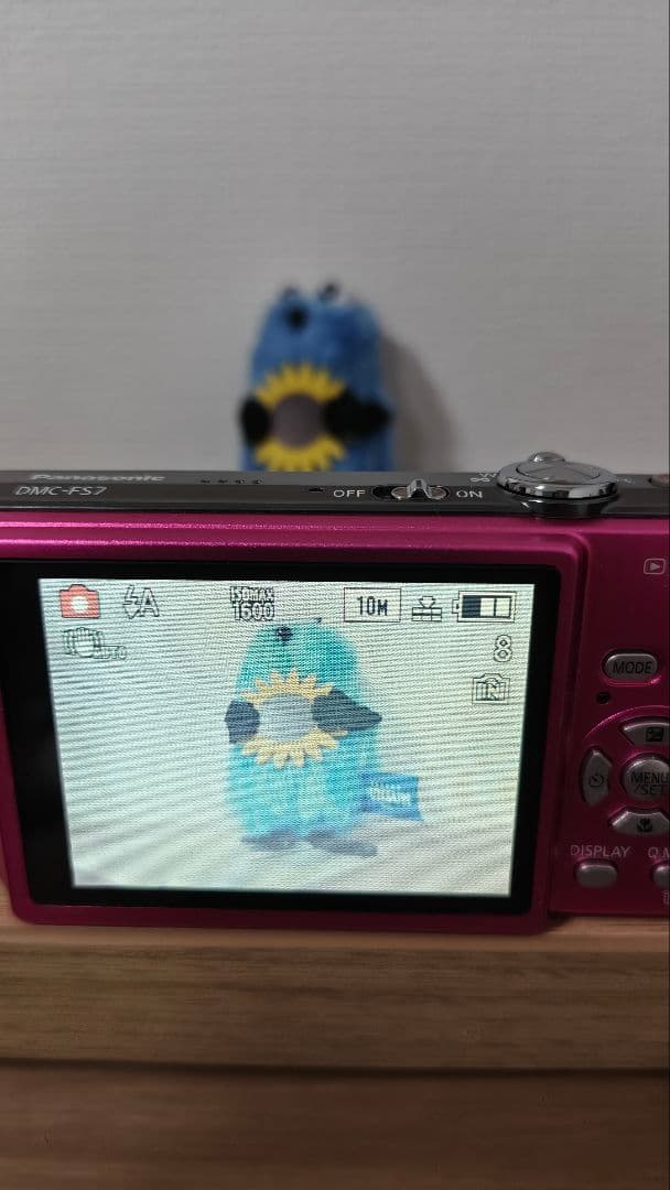 【美品】【動作確認済】LUMIX DMC-FS7 ピンクカラー