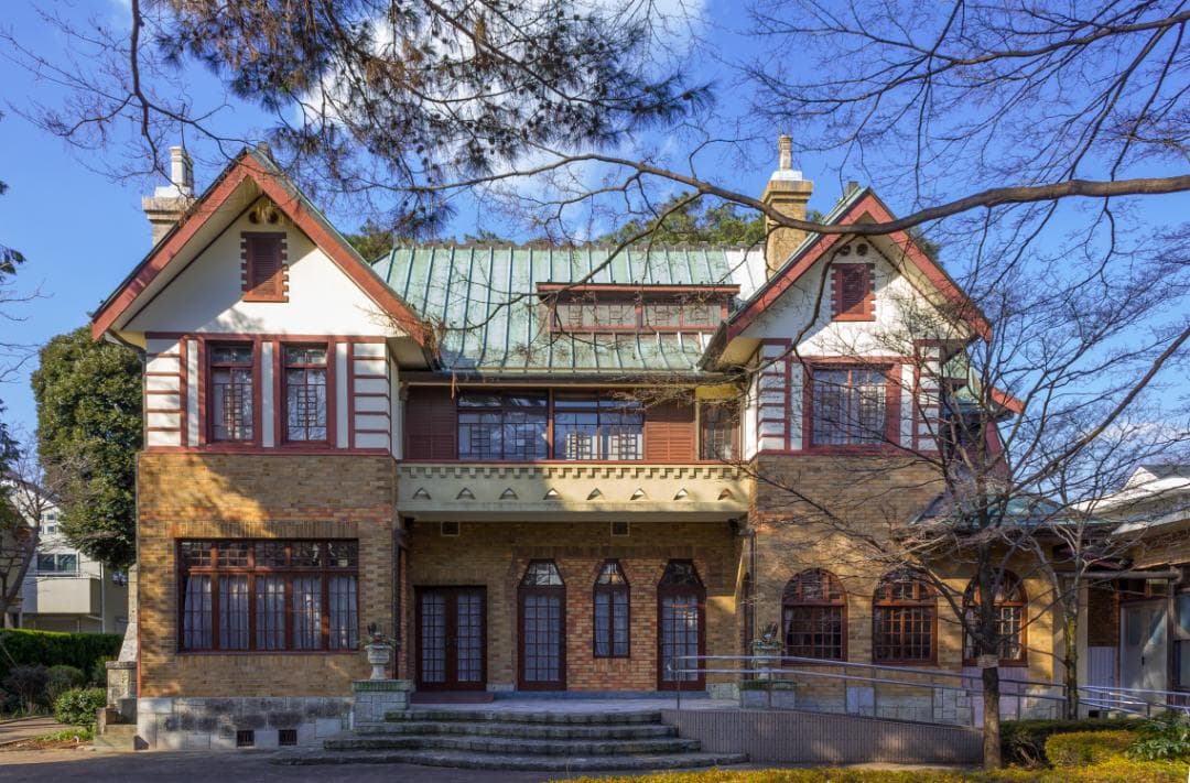 昭和レトロ洋館「山本有三記念館」　着色模型