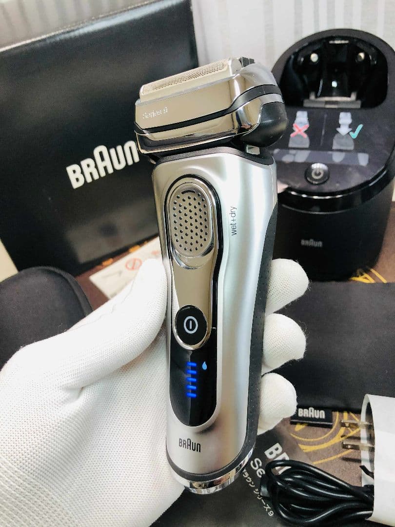 【tmak】BRAUN S9 9292ccメンズ電気シェーバー ブラウン