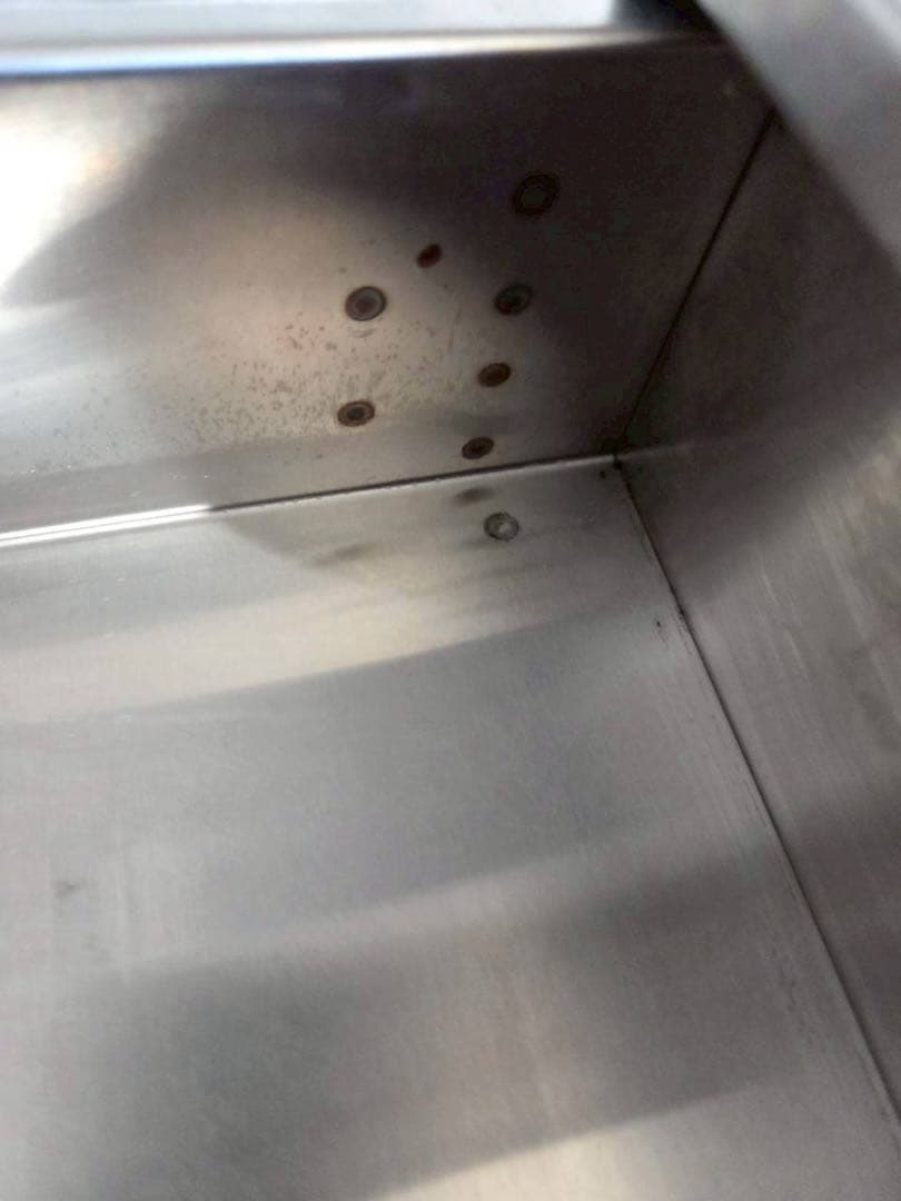 中古タニコー業務用ステンレス引出付調理台扉付作業台D&DEPARTMENT
