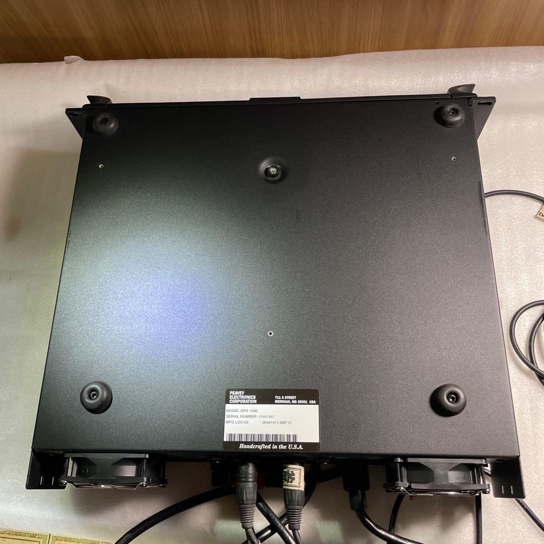 【ジャンク】PEAVEY GPS 1500 パワーアンプ 動作未確認・米国製