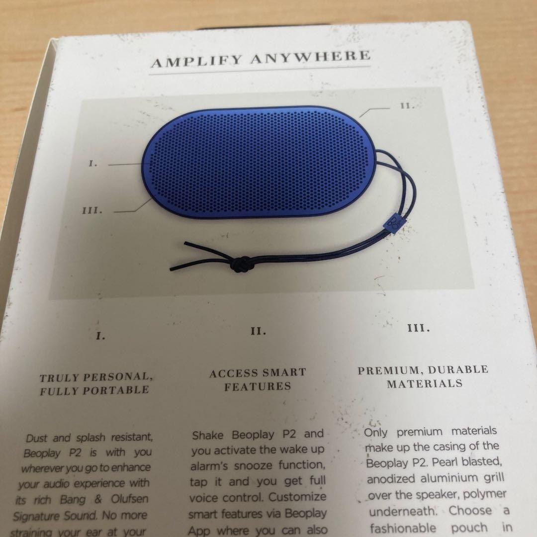 Beoplay P2 ポータブル Bluetoothスピーカー