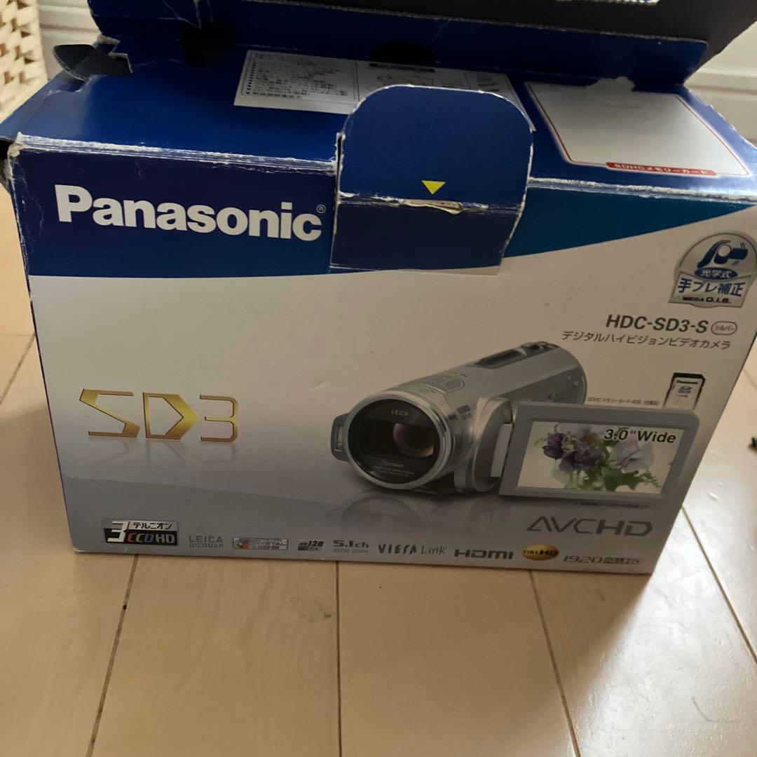 Panasonic　HDC-SD3-S デジタルビデオカメラ　カメラケース付き