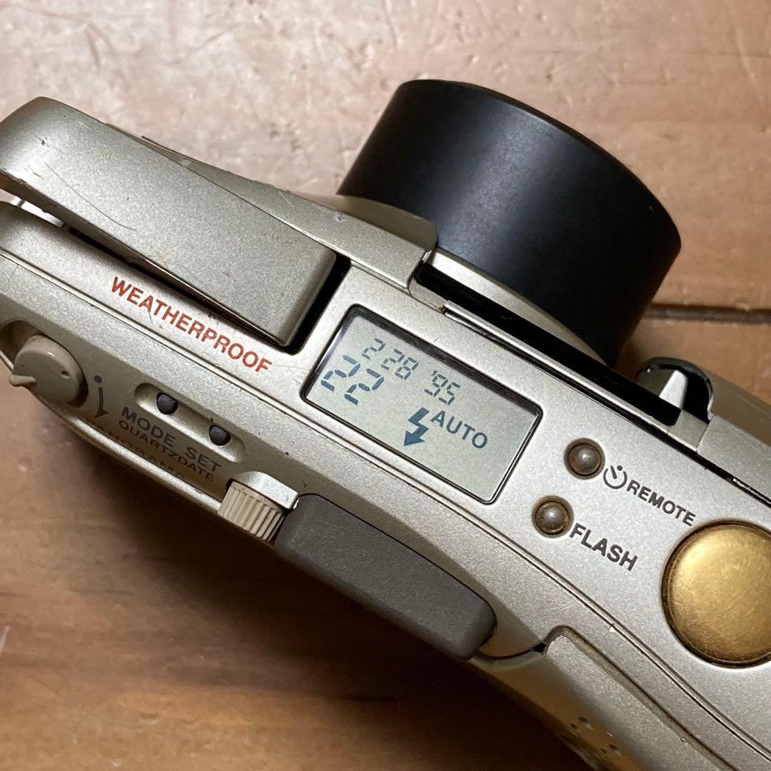 OLYMPUS μ ZOOM 105 DELUXE シルバー フィルムカメラ