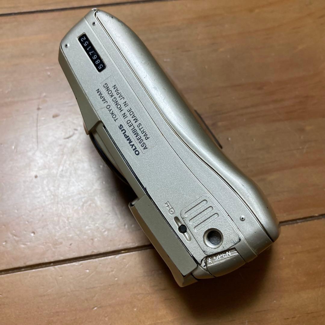 OLYMPUS μ ZOOM 105 DELUXE シルバー フィルムカメラ