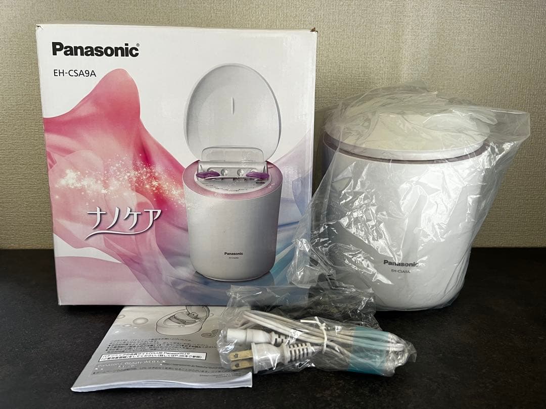 Panasonic スチーマー　ナノケア EH-CSA9A 美品 元箱・内箱あり