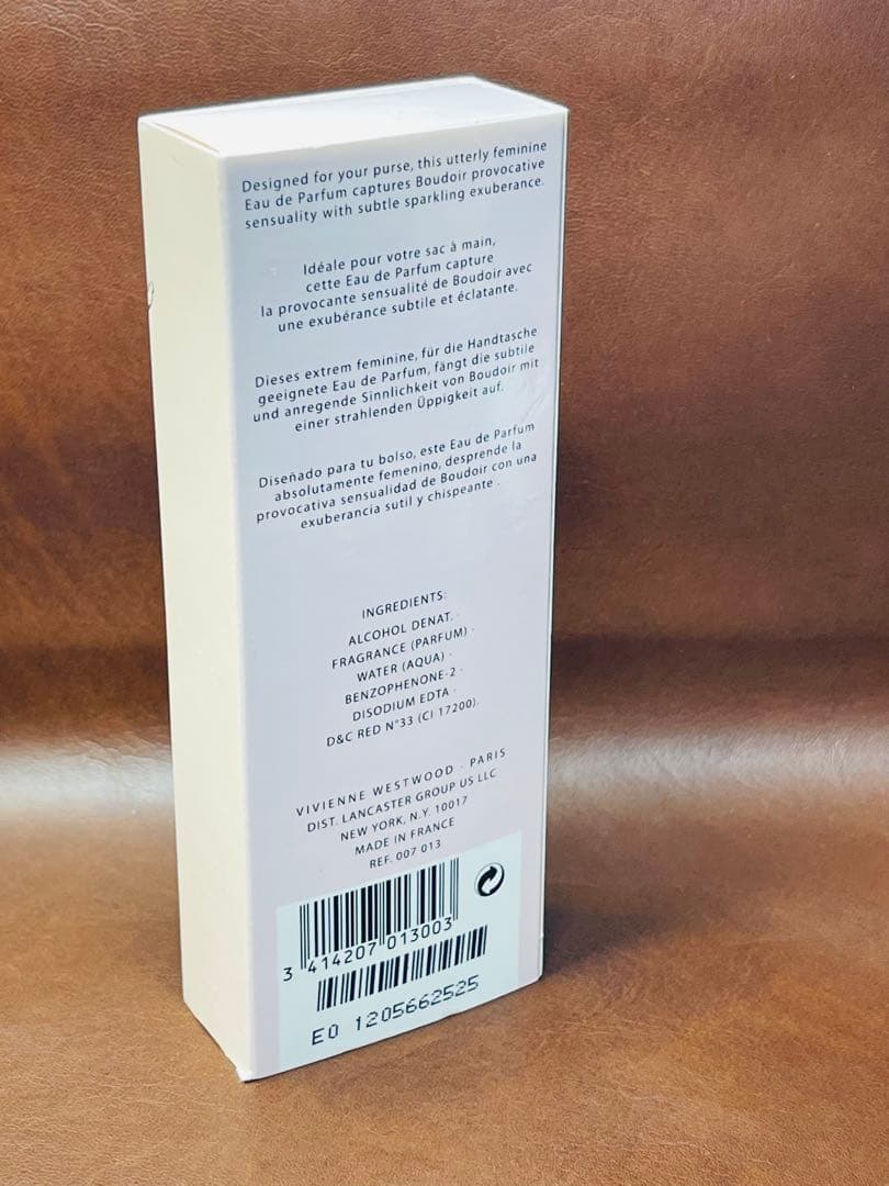 ほぼ未使用 ヴィヴィアンウエストウッド ブドワール スパークリング 25ml