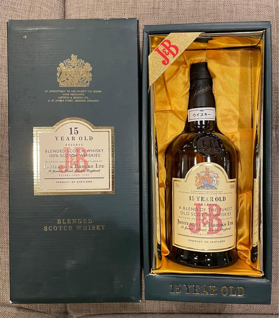 Ｊ&Ｂジャスティリーニアンドブルックス15年