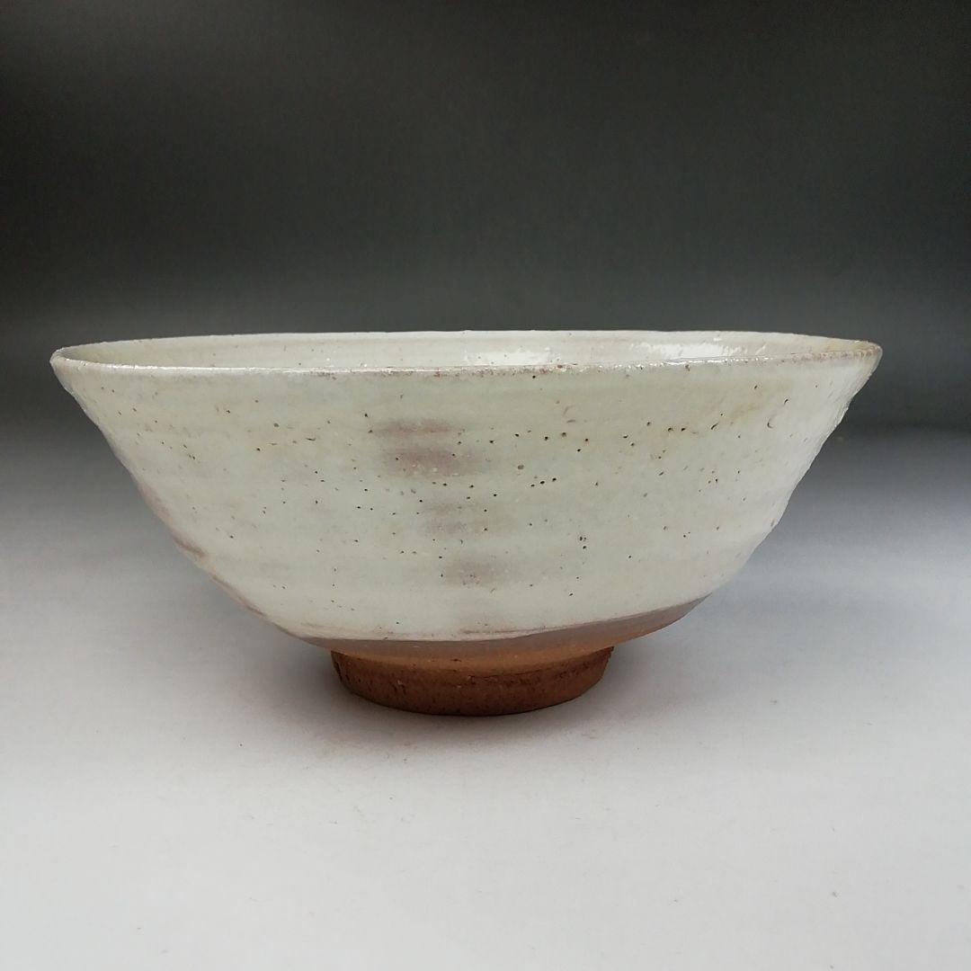 Ｗ２４１　茶碗　『粉引茶碗』『牧勇吉 作』　共箱　抹茶碗　茶道具