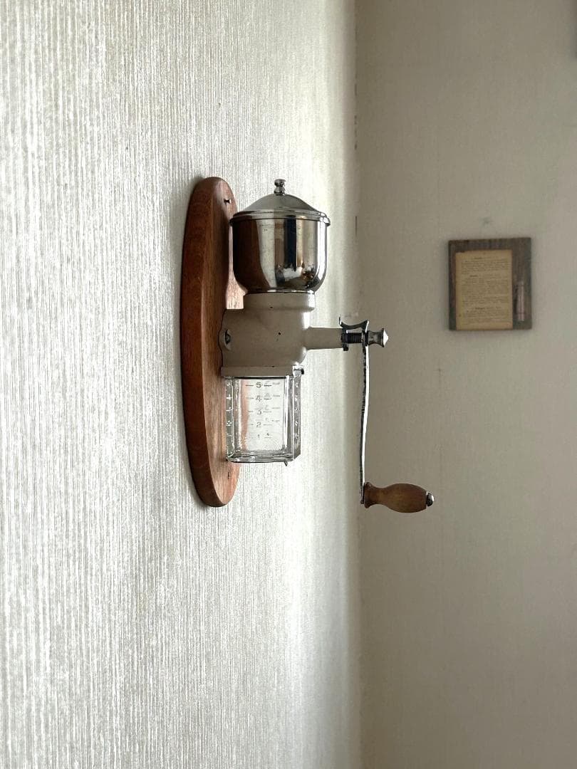希少　フランス　壁掛け　プジョーコーヒーミル　ブロカント　古道具　アンティーク