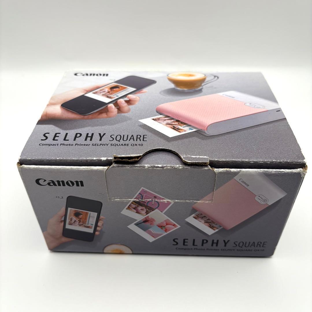 Canon SELPHY SQUARE QX10 ピンク 付属品あり