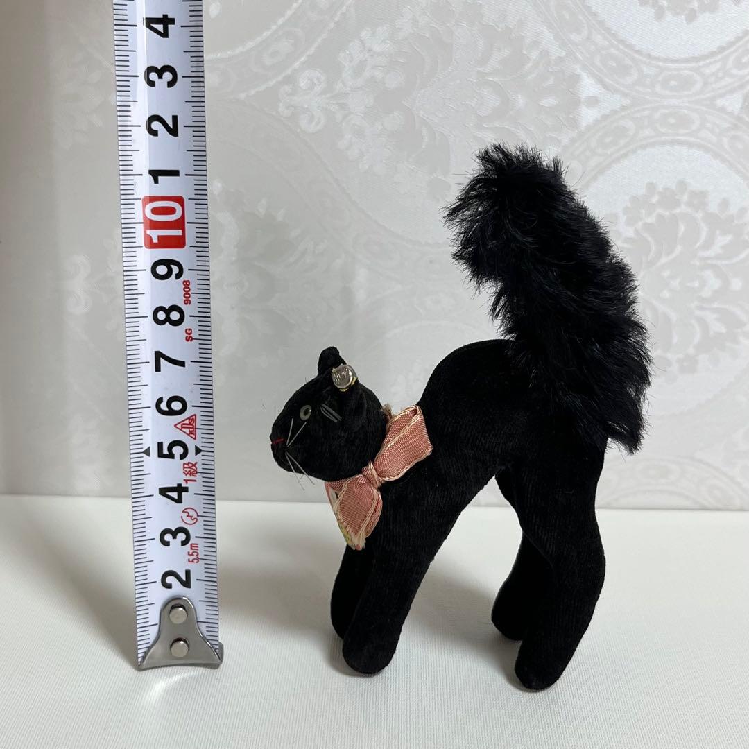 【希少】Steiff シュタイフ　ヴィンテージ　レトロ　トムキャット　ベルベット