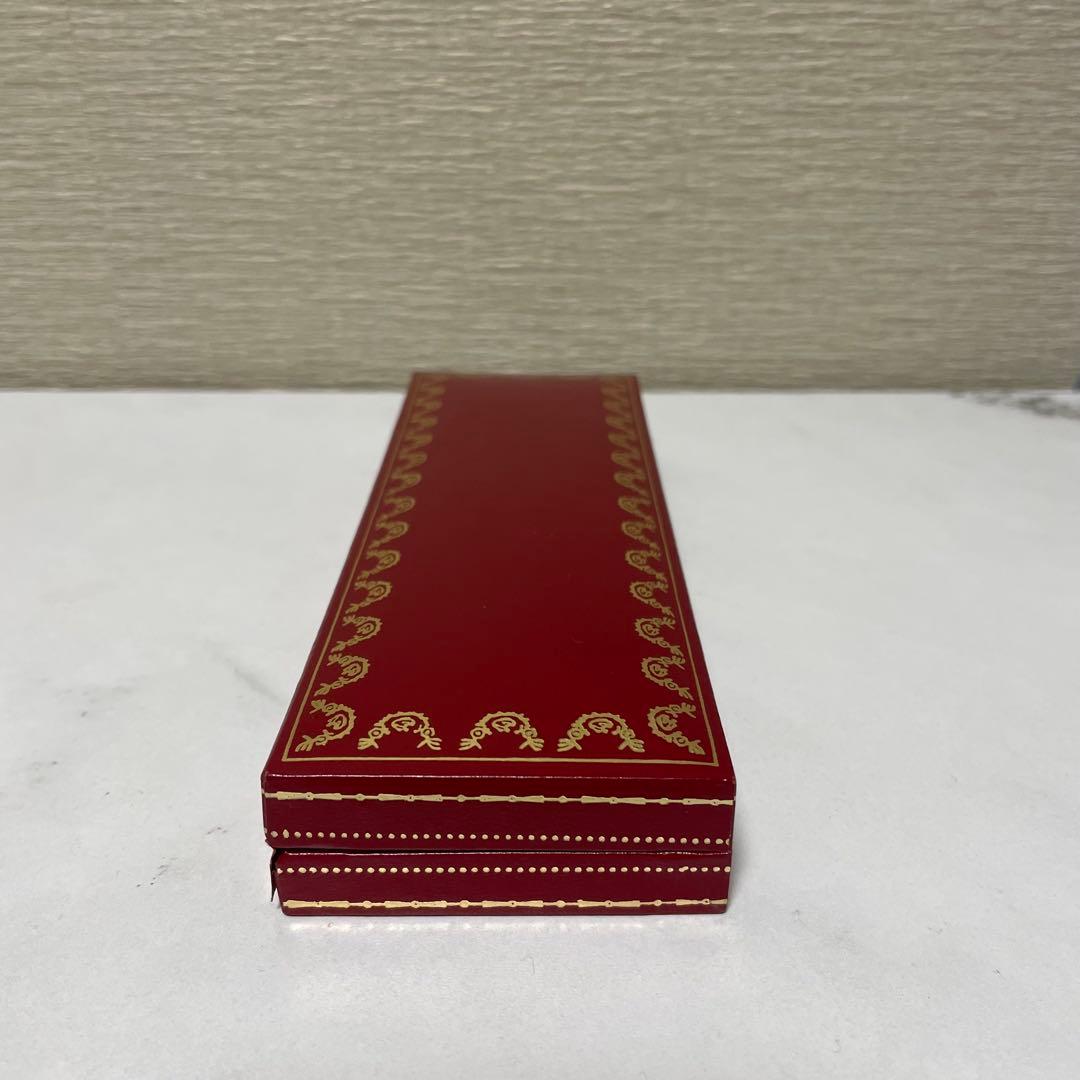 Must de cartierマストドゥカルティエ金色トリニティ黒ボールペン箱付