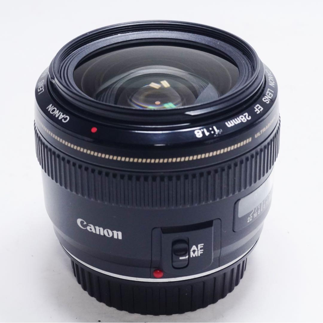 極美品 Canon EF 28mm f2.8 usm 単焦点レンズ