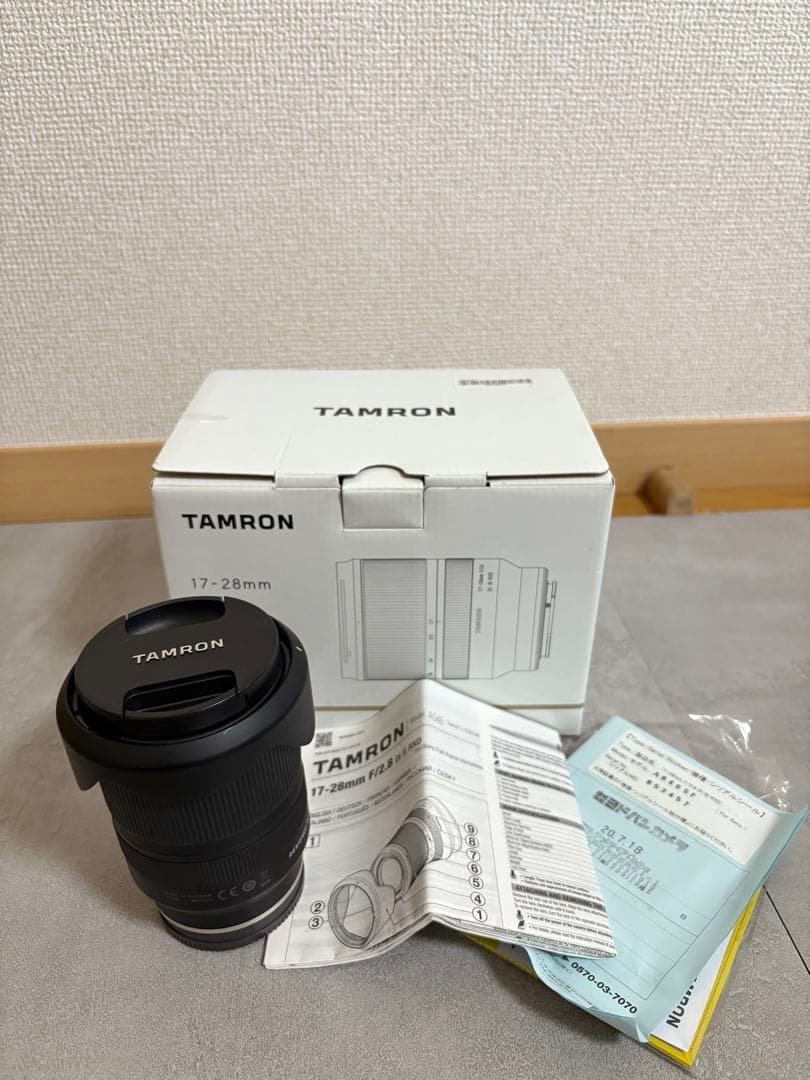レンズ(ズーム) TAMRON 17-28 F2.8 Di III RXD FOR SONY
