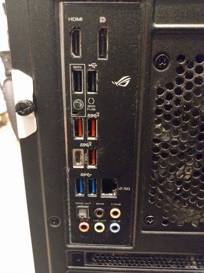 自作PC Core i7 1660SUPER メモリ32G M.2(500GB)