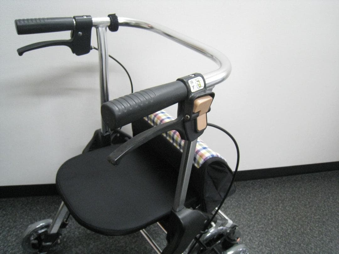 テイコブリトルハイ　HS05　チェックブルー 幸和製作所 歩行器 ④