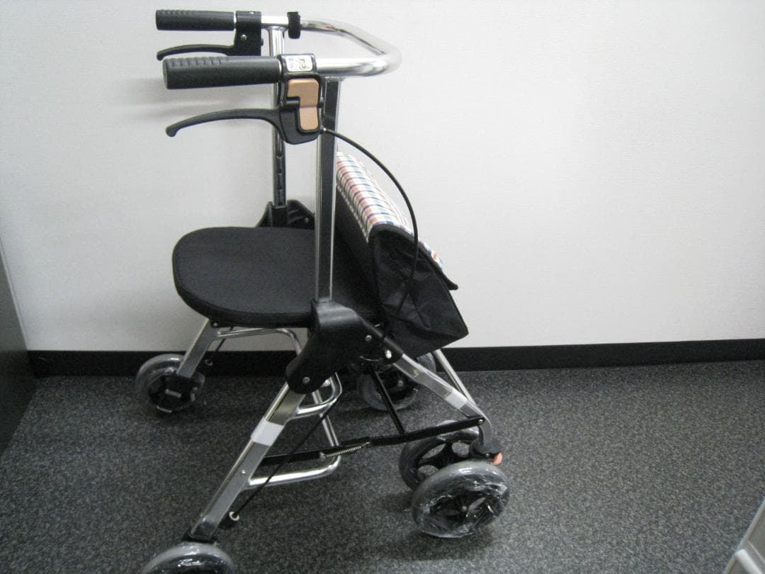 テイコブリトルハイ　HS05　チェックブルー 幸和製作所 歩行器 ④
