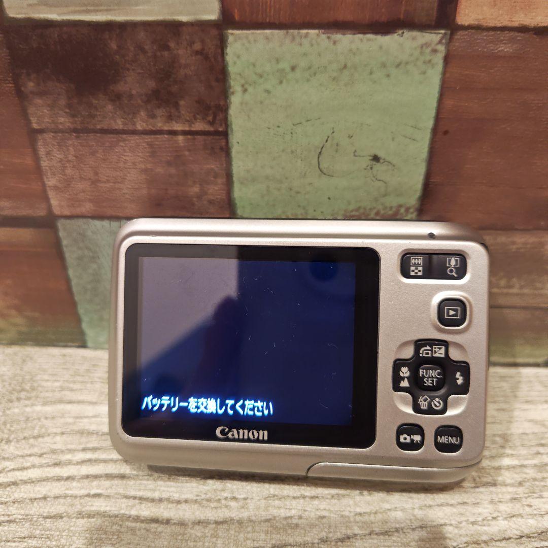 Canon PowerShot A495 デジタルカメラ(電池で通電のみ確認)