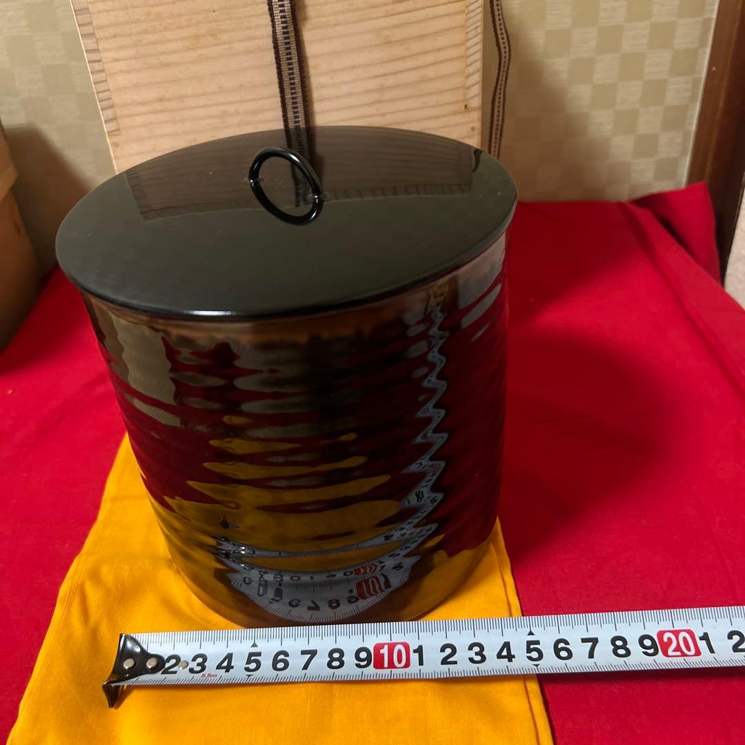 茶道具　水指　加藤有比古 古瀬戸 一重口 水指 中古